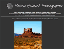 Tablet Screenshot of melanieheinrich.com